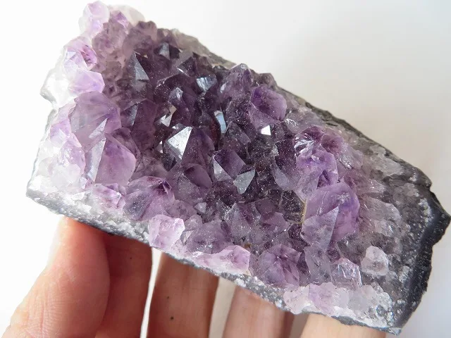 А. Уругвай Природный АМЕТИСТ Цветок Кристалл КВАРЦА GEODE КЛАСТЕР 194 г|cluster| |