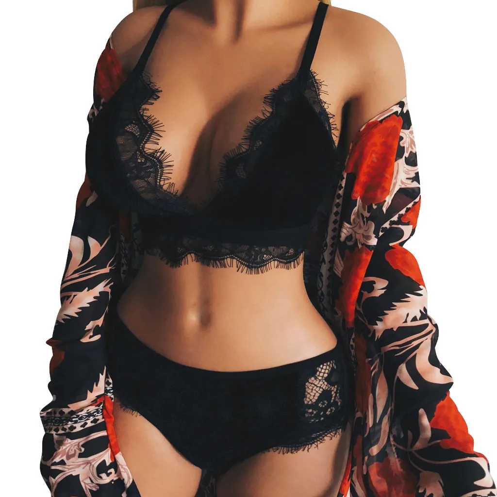 Feitong женское белье нижнее сексуальное боди шелковое кружевное платье babydoll