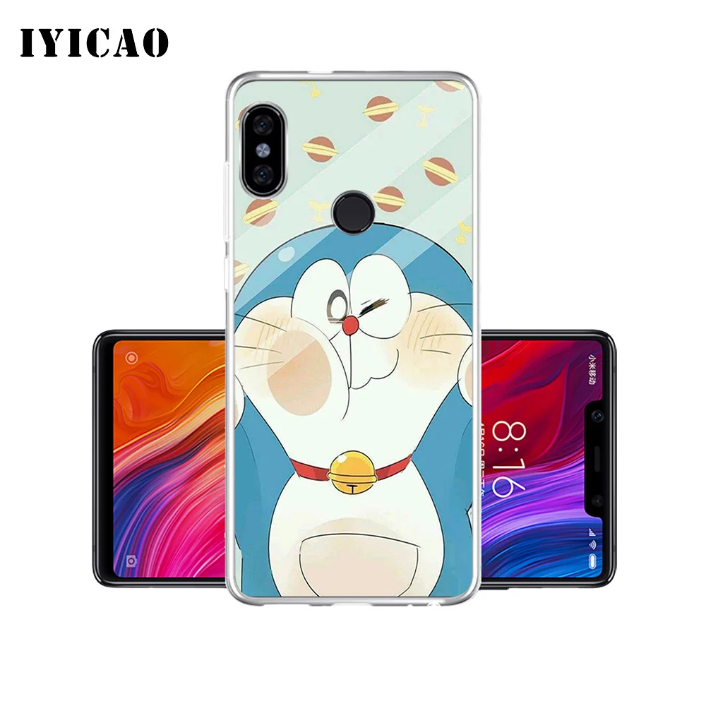 Милый мягкий силиконовый чехол для телефона IYICAO Doraemon Xiaomi Mi 9 8 SE 6 A1 A2 Lite F1 MIX2S MIX3 из