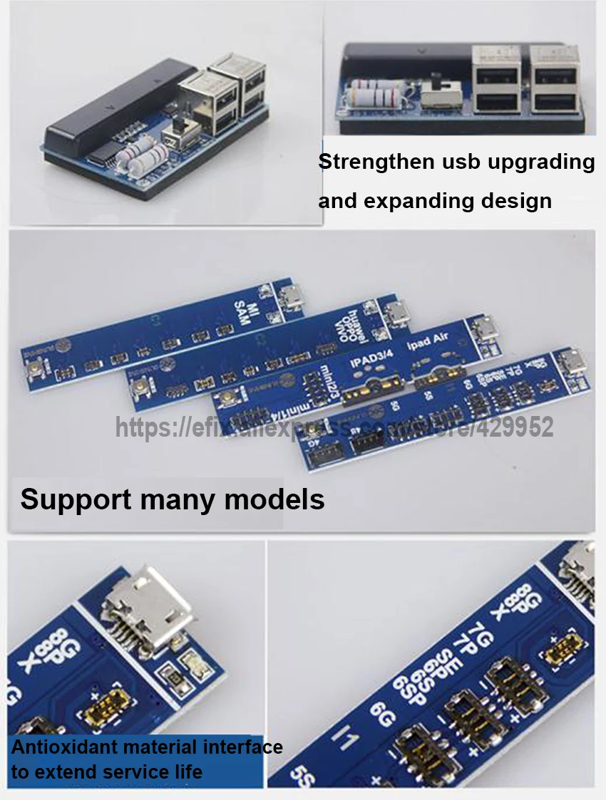 Универсальная плата для зарядки мобильных телефонов SS-909 iPhone XS/XR/8/8 P/7/6 тест на