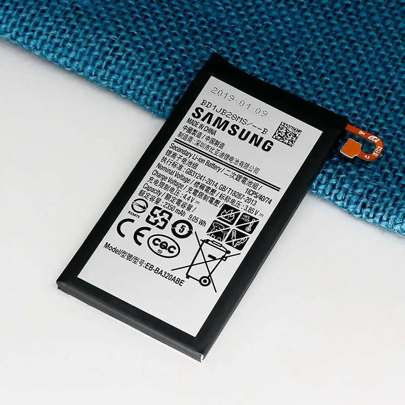 Samsung Оригинал Galaxy A3 2017 Edition батарея для samsung SM-A320 A320F 2350mAh EB-BA320ABE сменная мобильного