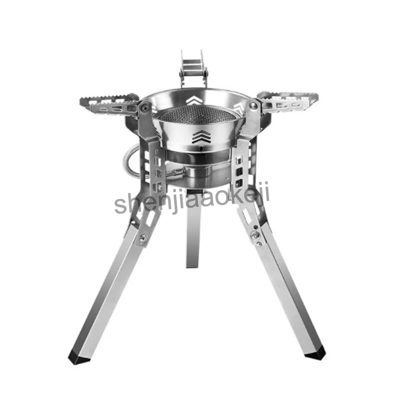 

Outdoor Stove Field Portable gas stove Camping Equipment Hiking Picnic Foldable Expandable Split Gas Burners Stove 1pc