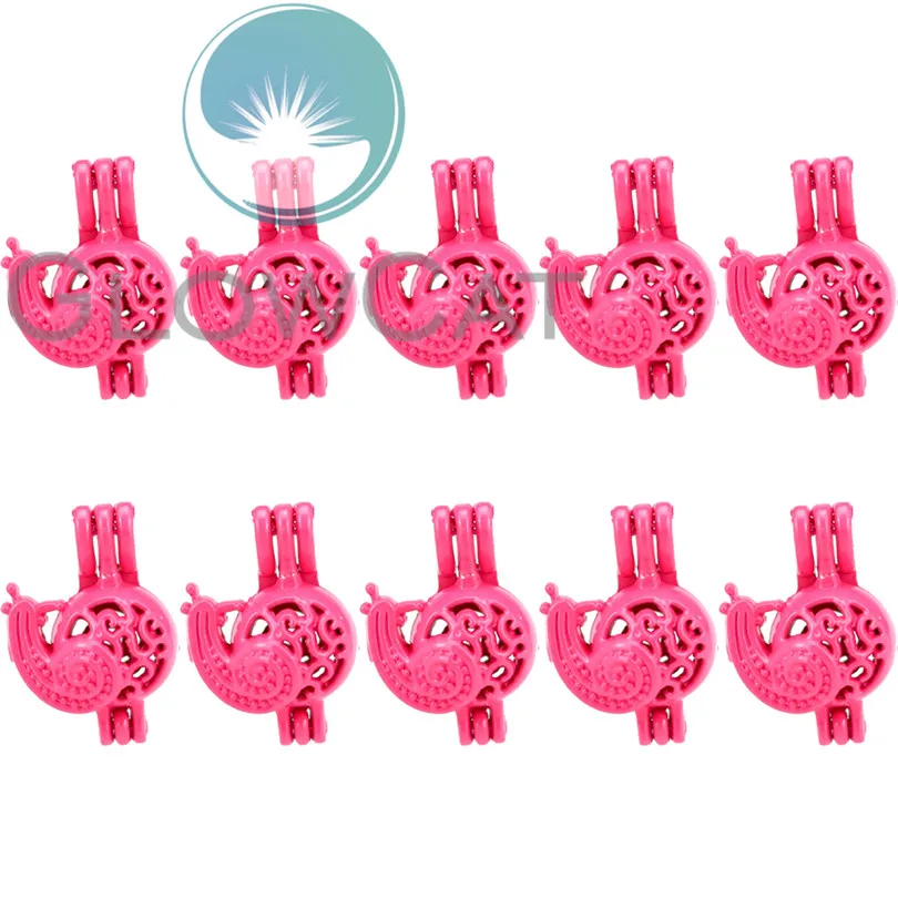 10X R57 розовые бусины улитки клетки распылитель духов ароматерапия жемчужная