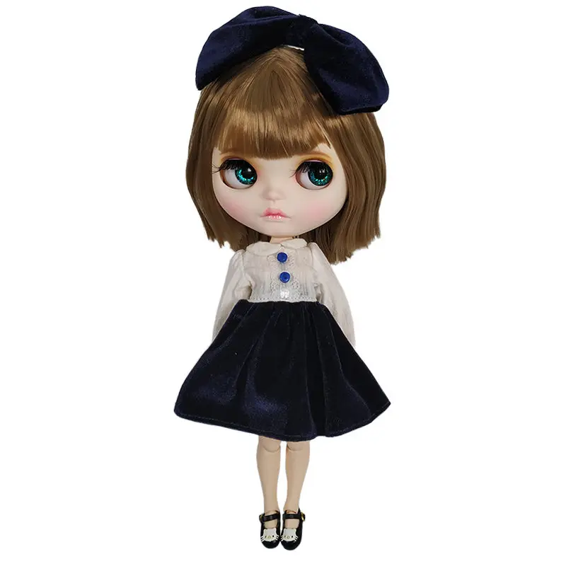 Новая горячая распродажа 30 см 12 дюймов Blyth кукла в модном дизайне платье DIY Combination