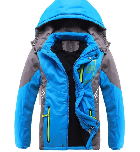 Верхняя одежда для детей теплое пальто спортивная детская двухсторонние