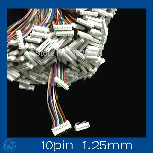 

Mini. Micro 1.25 T-1 10-Pin conector w /. x 10 sets.10 pin 1.25 mm