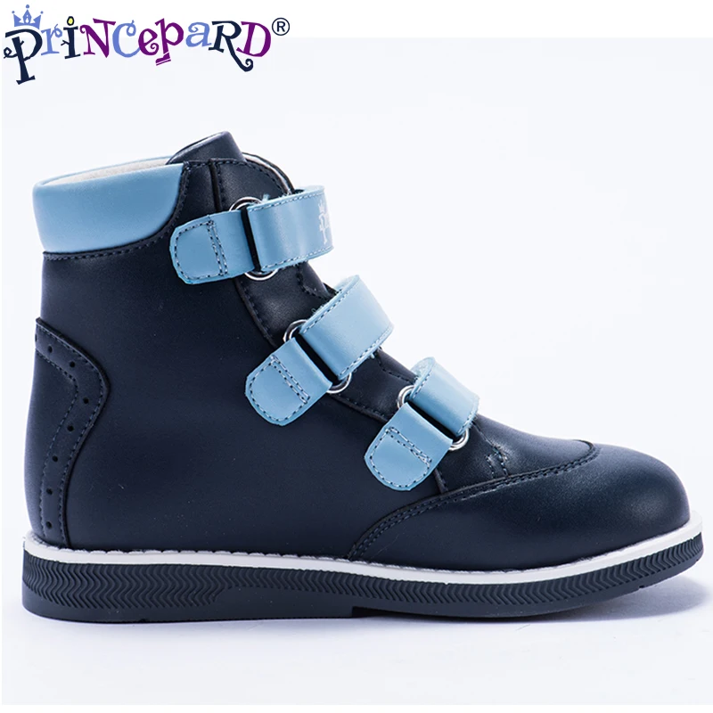 Princepard/2019 г. Демисезонные ортопедические кроссовки для мальчиков темно-синие из