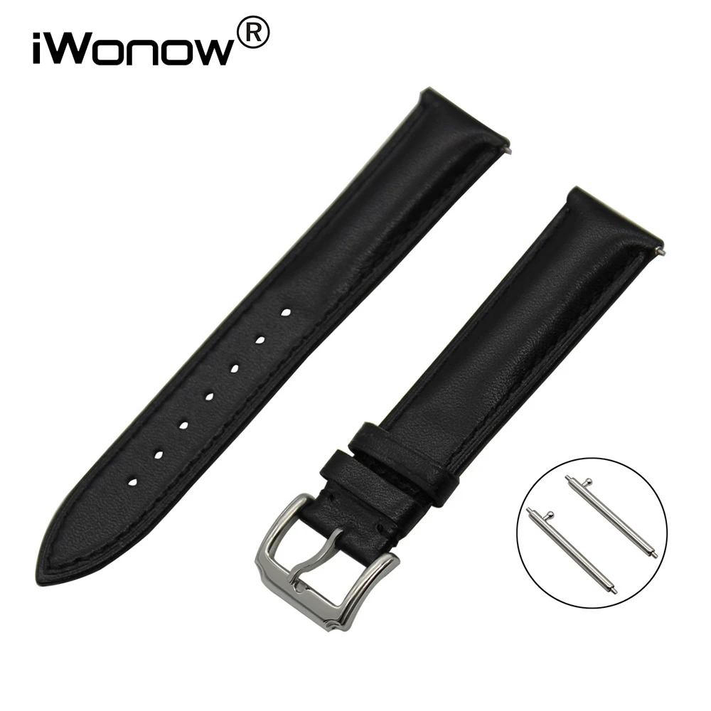 

First Layer Genuine Leather Watch Band 22mm for Samsung Gear S3 Classic / Frontier Quick Release Strap Wrist Belt Bracelet