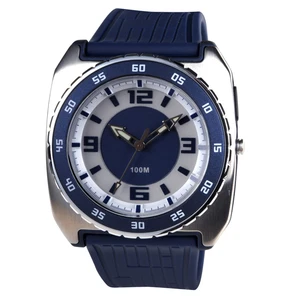 Часы наручные мужские кварцевые с браслетом из нержавеющей стали, водонепроницаемые 100 м