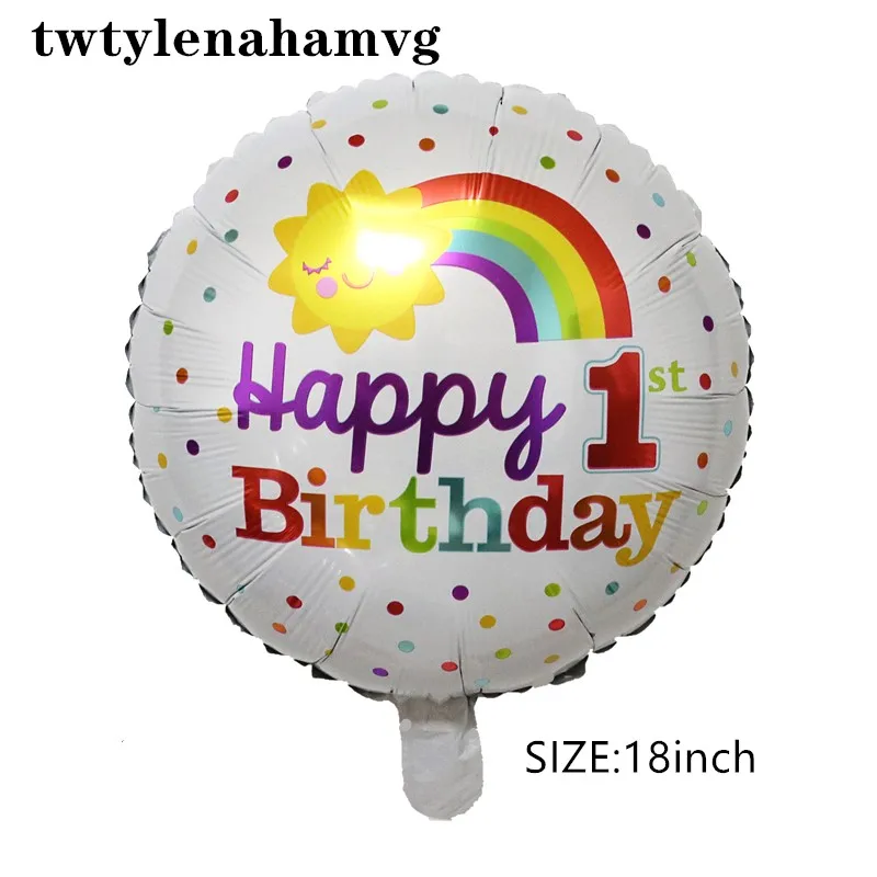 NEW beautiful rainbow cloud foil Ballon Birthday Party Wedding Accessories Decoration Helium Balloons sunshine boy girl toy
