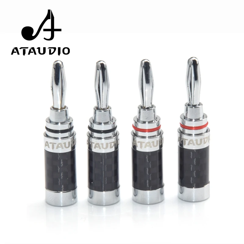 8 шт. ATAUDIO Hifi банановый разъем высококачественный кабель для динамика из