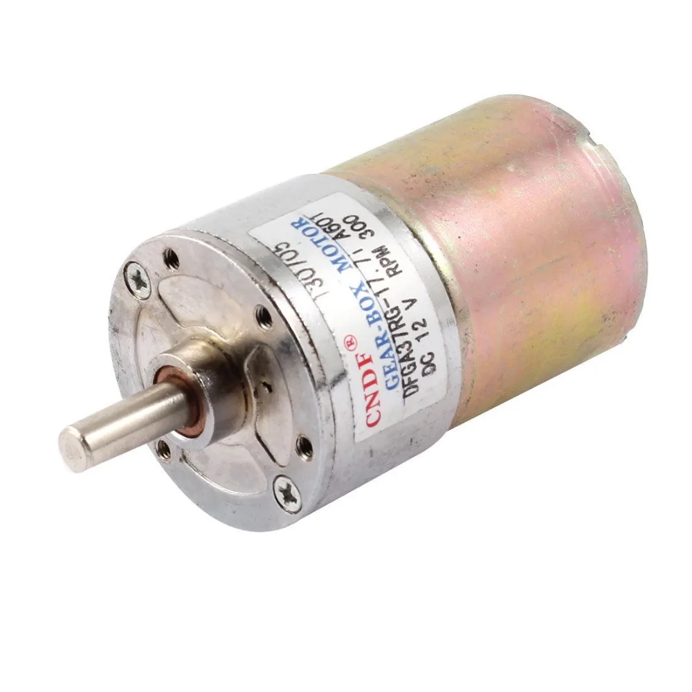 

Electric Parts 58mm Cylindrical Body 300RPM Geared Gear Box Motor DC 12V