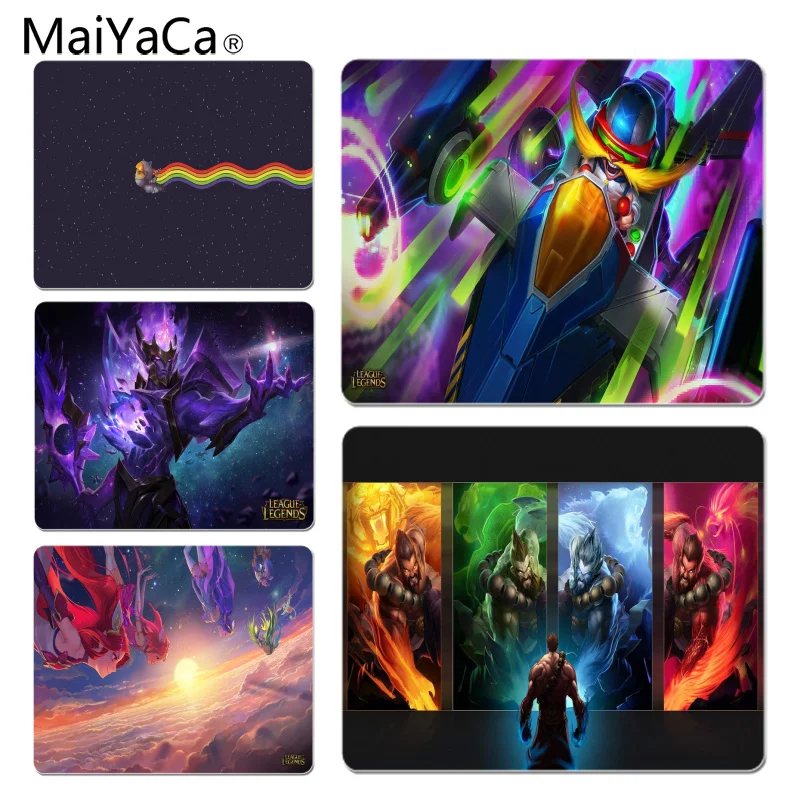 

MaiYaCa Personalized Cool Fashion Game LOL Anti-Slip Durable Silicone Computermats Size for 180x220x2mm and 250x290x2mm Mousepad