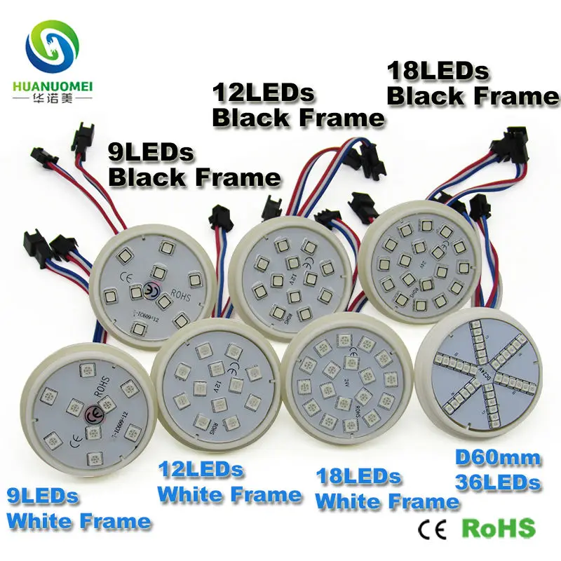 60 мм ucs1903 5050 smd адресуемый Светодиодный модуль rgb светодиодный пиксель Рождественский светильник s светодиодный знак программируемый светильник освещение для парка развлечений