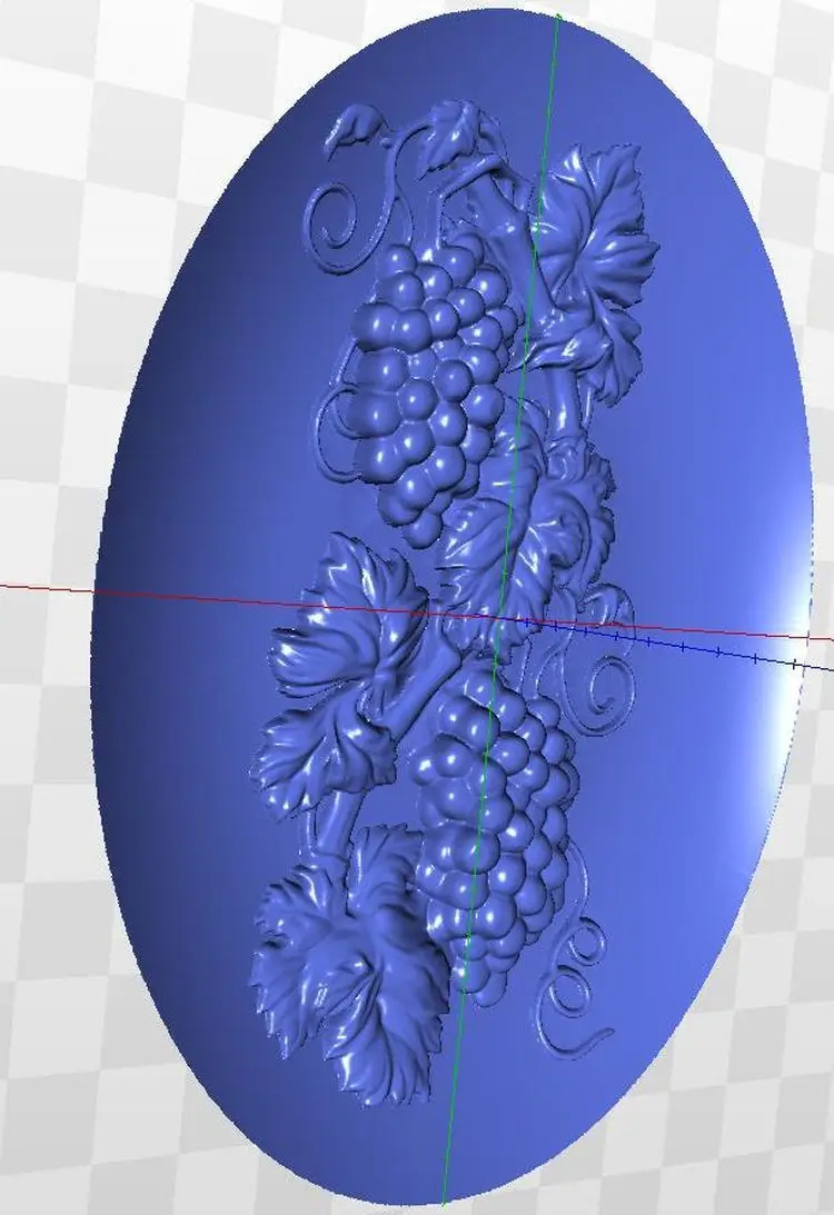 3d model GRAPES_3 relief for cnc in STL file format | Инструменты