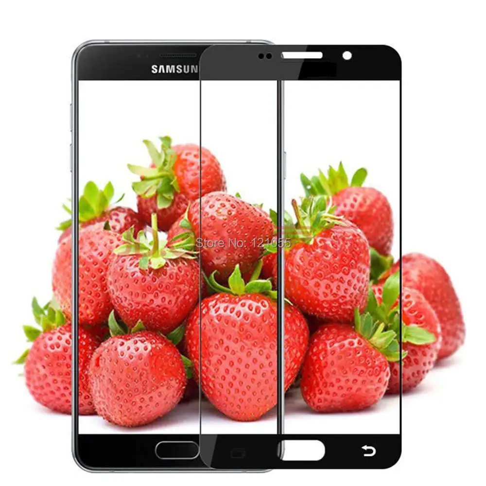 9D закаленное стекло для samsung Galaxy a5 C8 A9 Защита Экрана A8 plus A7 защитное стекло полное покрытие пленка 100 шт./лот