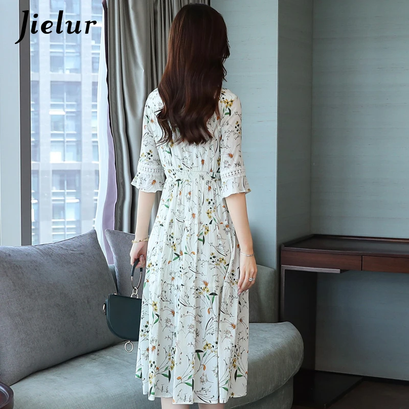 Женское облегающее платье с V-образным вырезом коротким рукавом и высокой талией