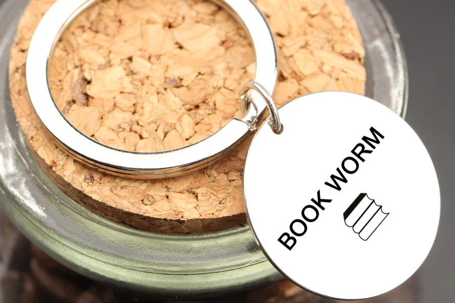 Украшение Брелок книги в вашей раковине брелок на подарок для книжных червей библиотеки брелок круглый Carf брелок