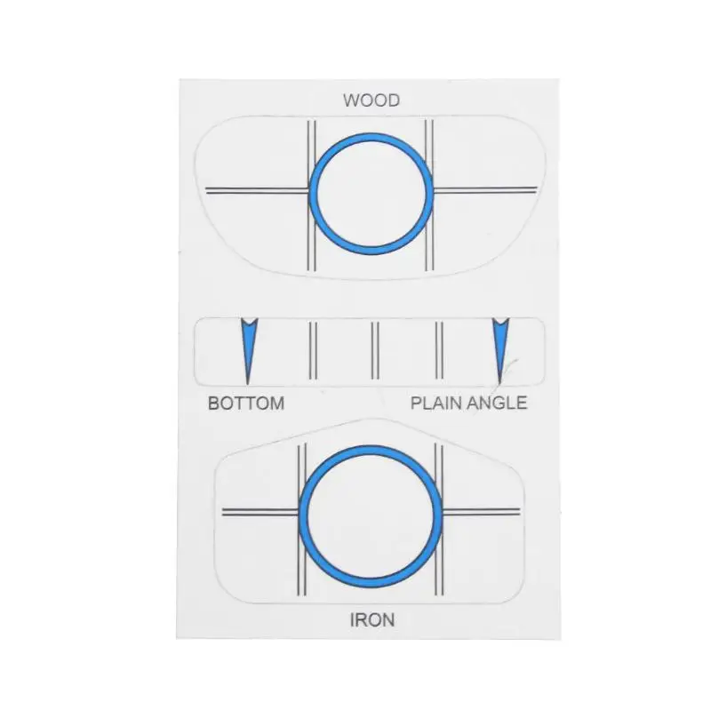 10 комплектов ударных этикеток для гольфа набор инструментов обучения