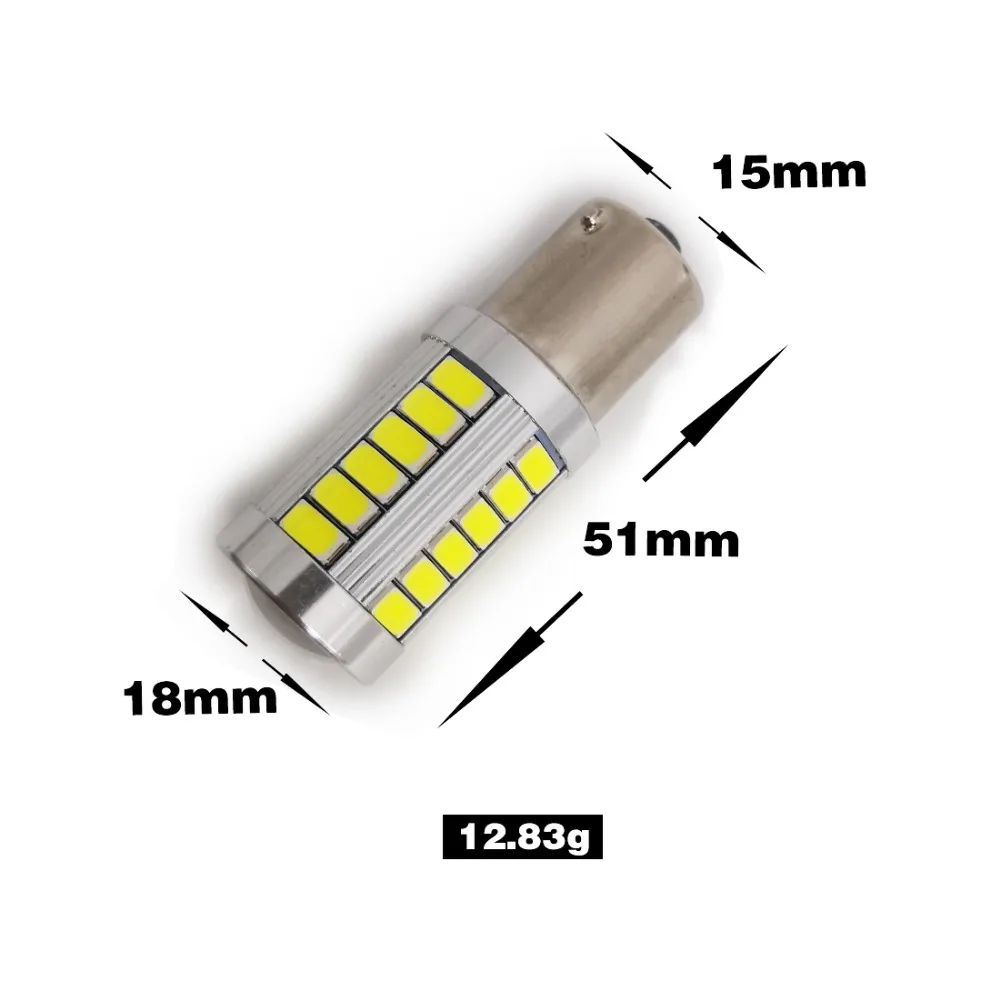 12V S25 1157 33SMD 5630 белый светодиодный светильник для салона автомобиля лампа