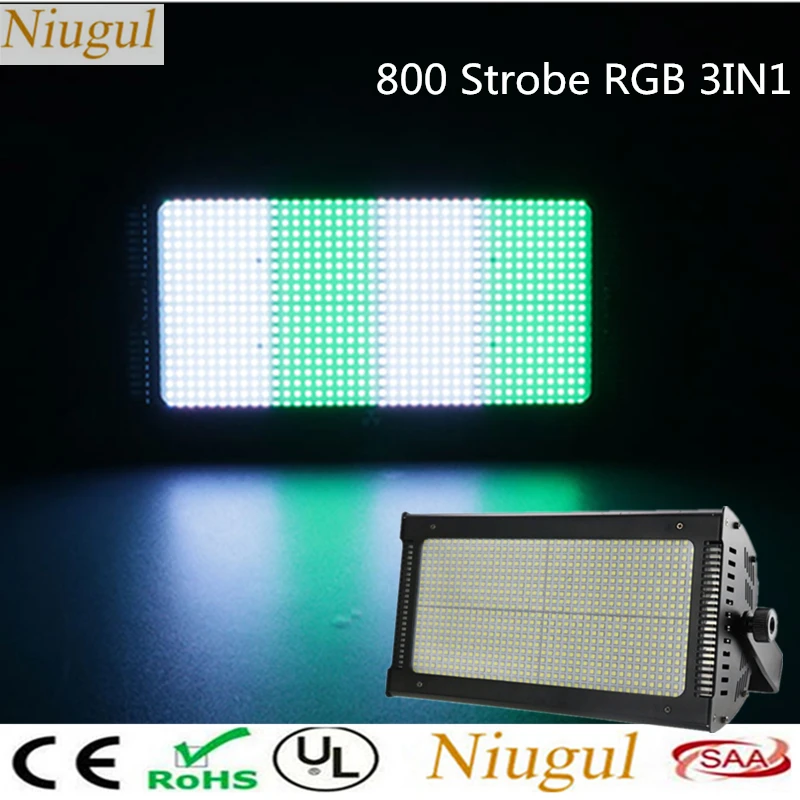 

800 LEDs Strobe Flash Lights/Professinoal 400W RGB LED Strobe Light/4 Individually Controllable Moduels Breathing Stage Lighting