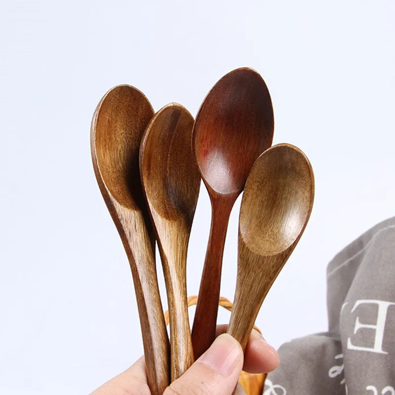 Высококачественная натуральная деревянная ложка кухонные аксессуары ручной