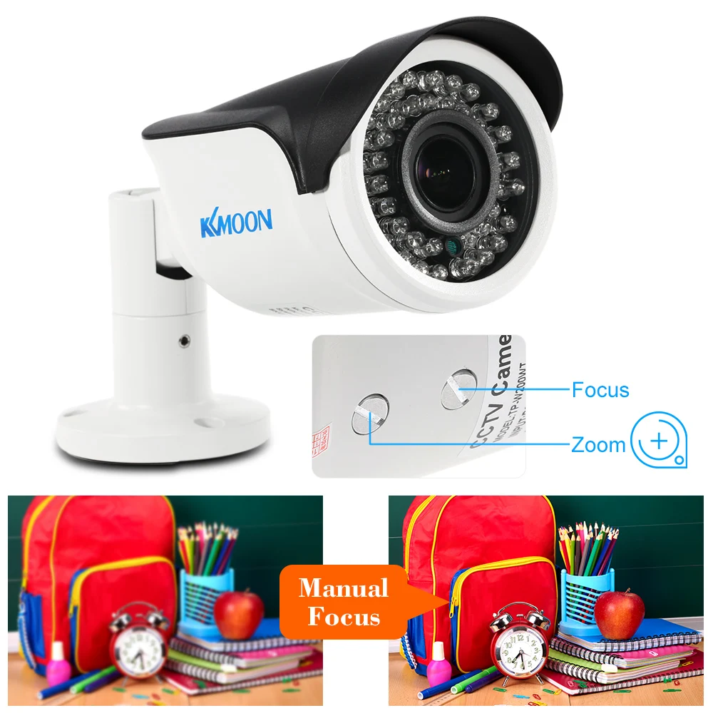 KKmoon 1080P AHD CCTV аналоговая камера 1/3 ”для sony CMOS 2.0MP IR-CUT 42 ИК светодиодов ночного видения всепогодный Крытый Открытый безопасности