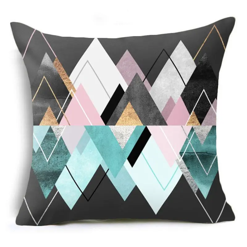 Monily скандинавские красочные геометрические льняные наволочки для спальни