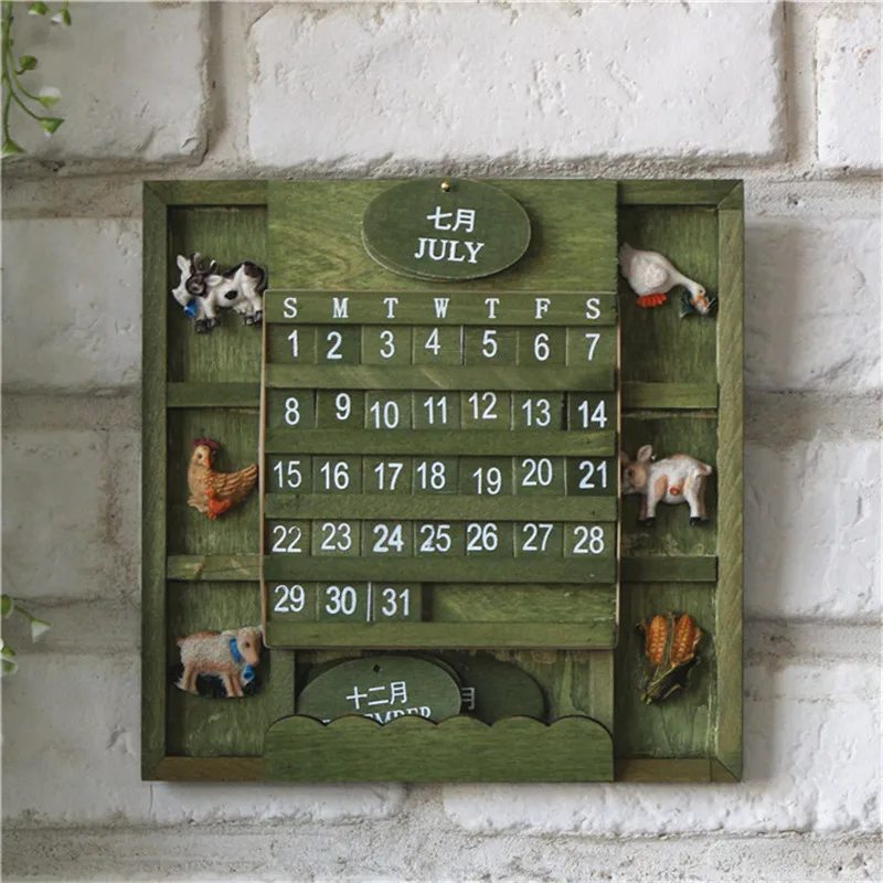 Фигурки для домашнего декора деревянные с календарем|gift craft|gift giftsgifts wood |