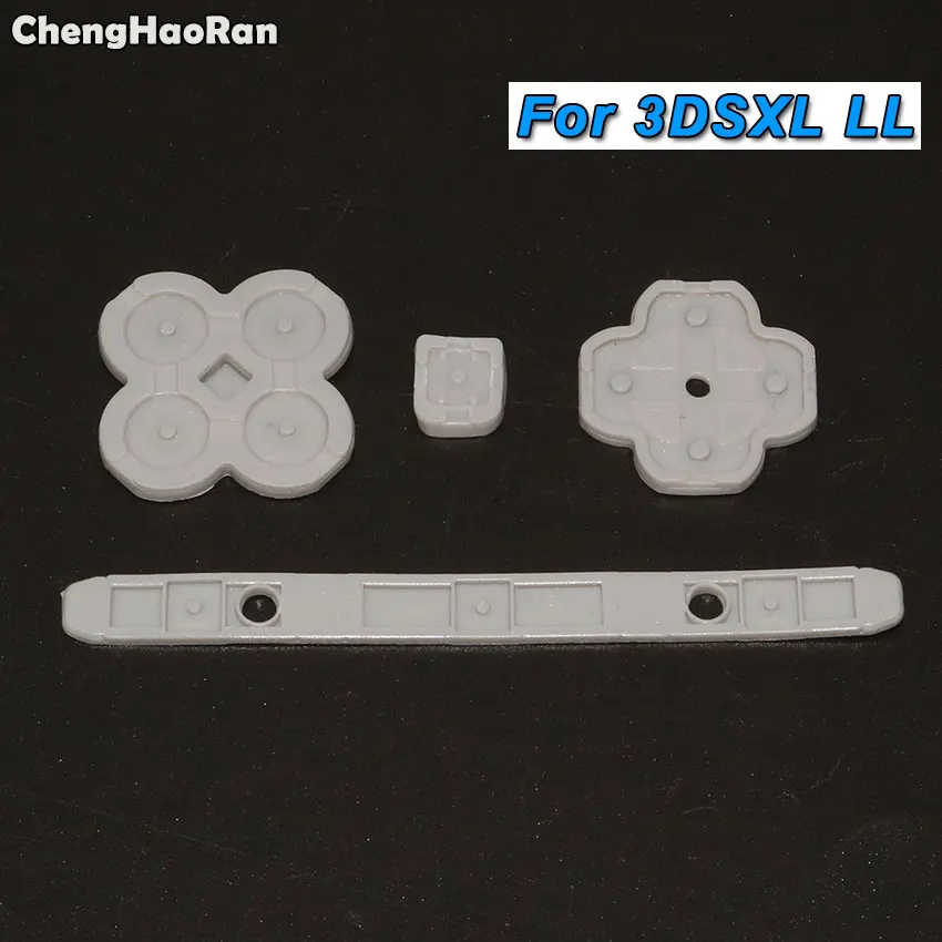 ChengHaoRan для нового 3DS XL LL Siliconce Токопроводящая Резина Кнопка тормозных колодок