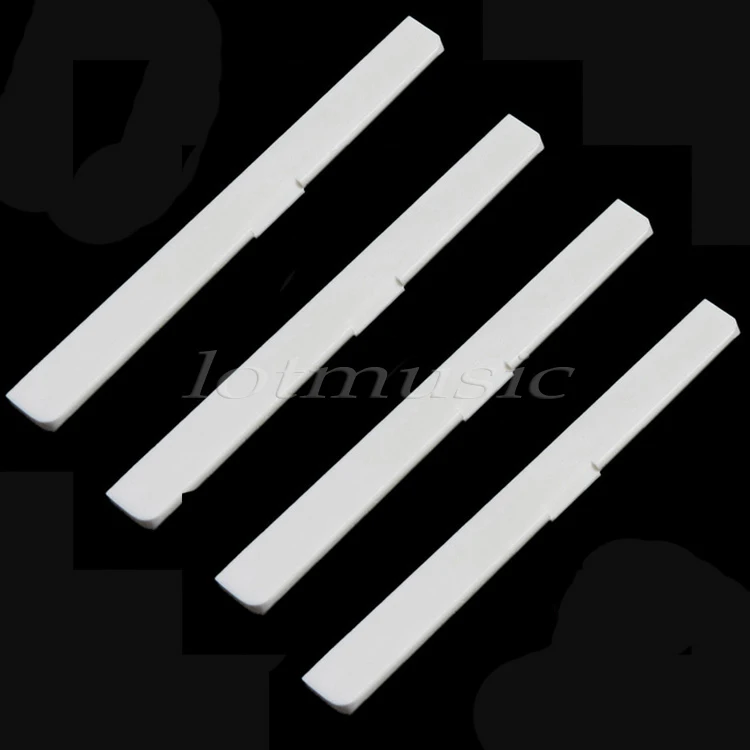 

4 Pcs Bone Saddle Classical Guitar Bone Bridge Saddle Guitar Parts Accessories