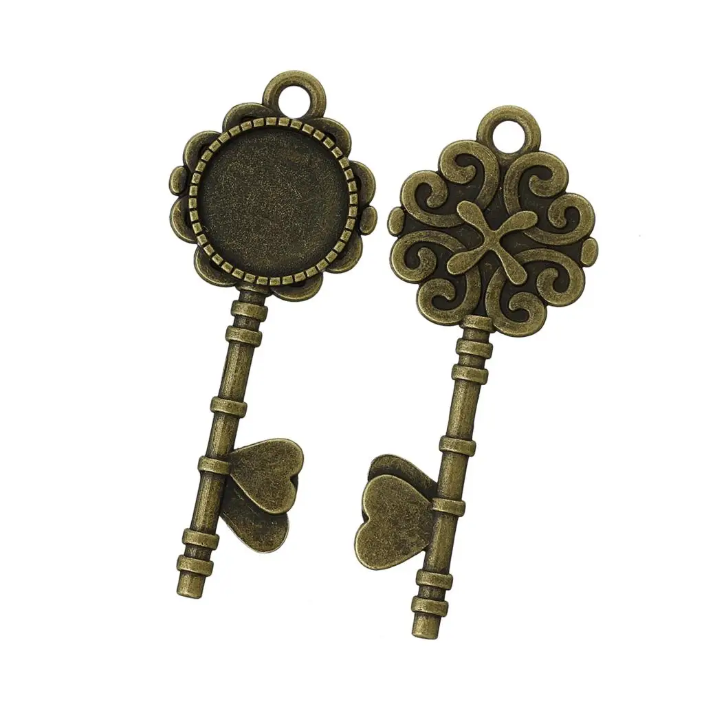 DoreenBeads подвески из цинкового металлического сплава с брелоком античной бронзы
