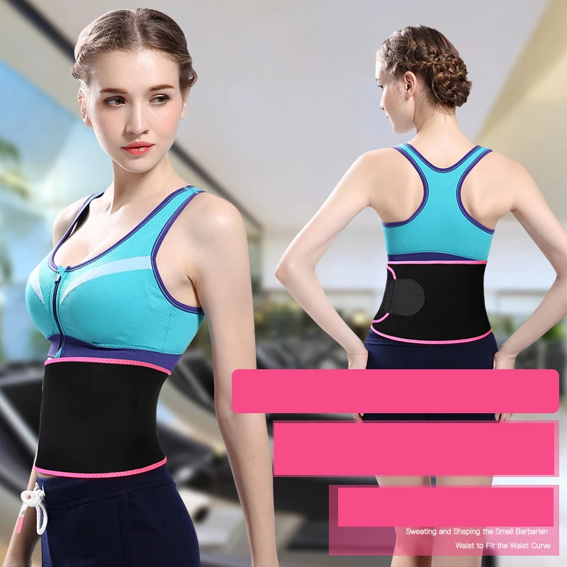 Женский пояс триммер для талии похудения повязка пота обертывание живота сауна