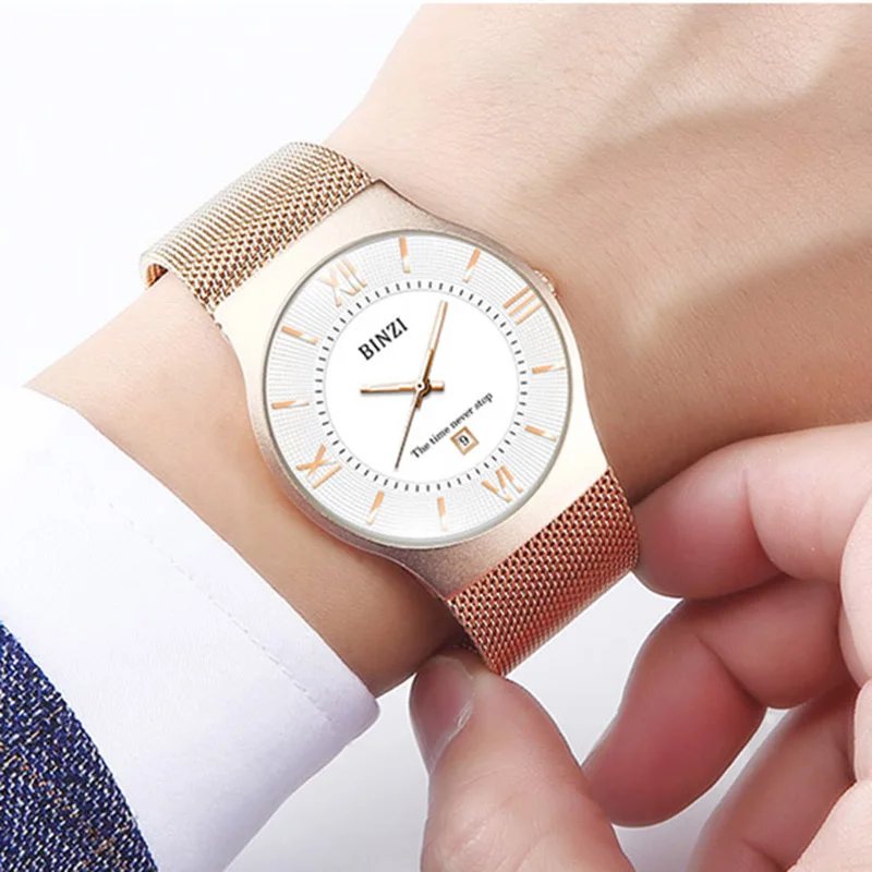 Модные мужские часы Лидирующий бренд Роскошные Кварцевые для мужчин