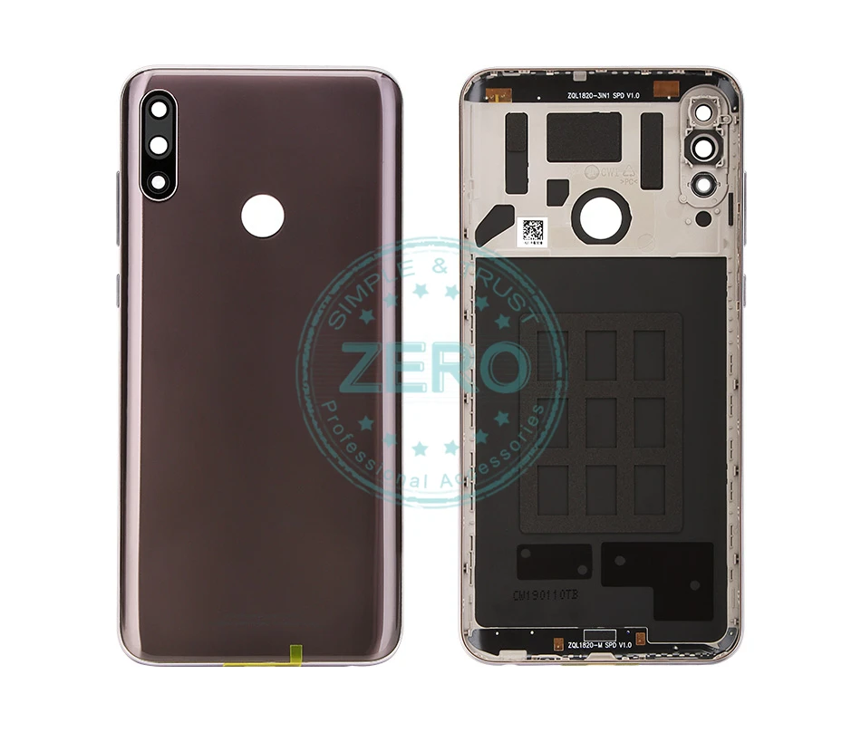 Для Asus Zenfone Max Pro M2 ZB631KL задняя крышка корпуса батарейного отсека PC пластик+ боковой ключ eplacement запасные части