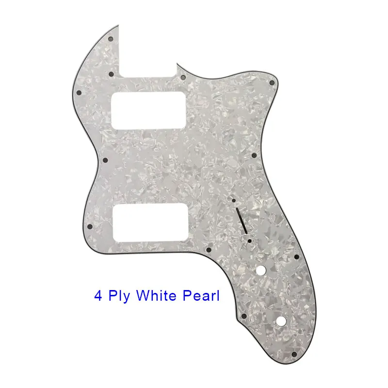 Детали для гитары Pleroo Pickguard Fender Classic 72 'Thinline Telecaster Накладка царапин с ТВ Jones