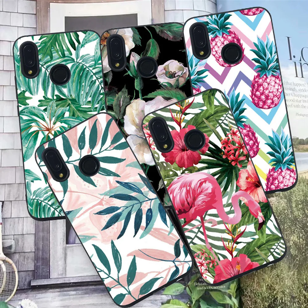 Shockproof Phone Cases For Huawei Honor 9i 9 Lite 10 Note V10 V9 Play G10 GR3 GR5 2017 Flowers Marble Case Covers |