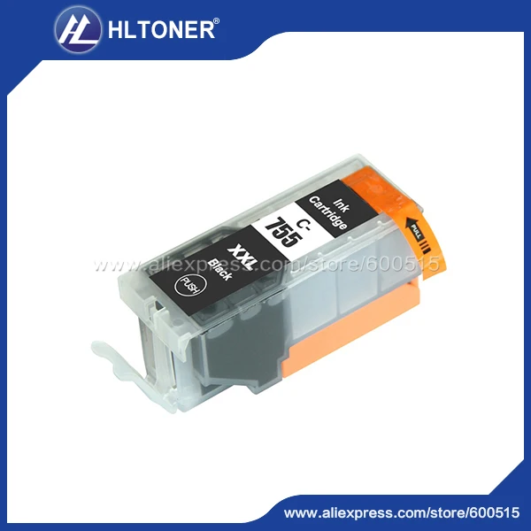 2 шт. Совместимый картридж canon pgi-755xxl для Canon PIXMA mx727/mx927/ix6770/ix6870 | Компьютеры и офис