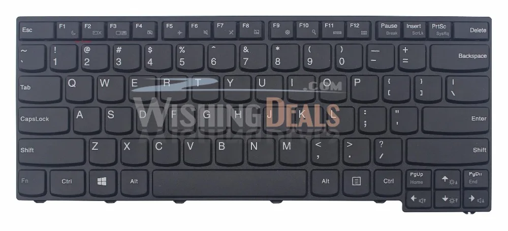Новая клавиатура для ноутбука Lenovo E41 80 США Макет черный цвет|Клавиатуры замены| |