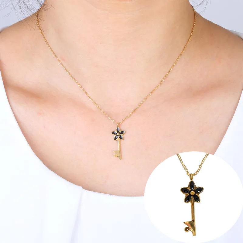 Модный бренд дизайн Золотое покрытие Воротник Колье Ожерелье Смола масло Лебедь