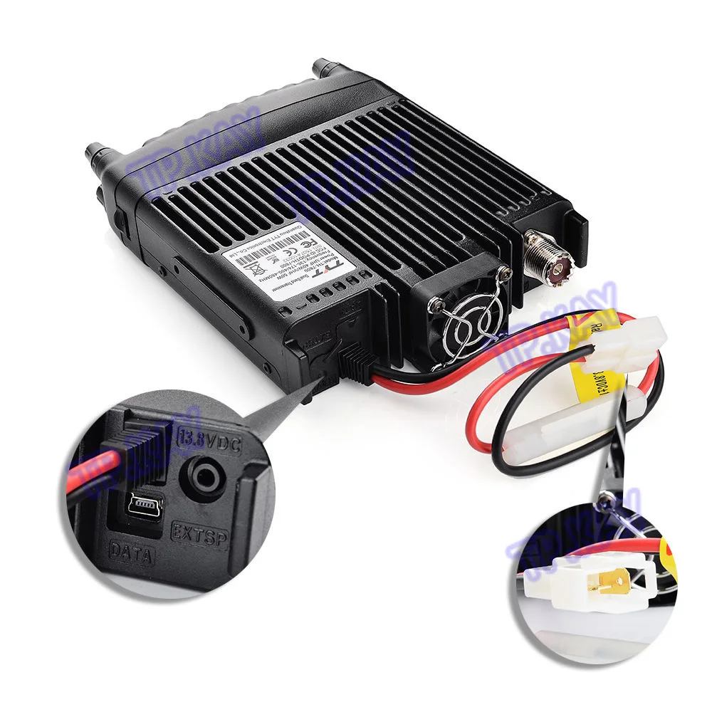TYT TH-7800 50W LCD Dual Band Cross Repeat 136-174/400-480MHz Display Car Transceiver Ham Mobile Radio + кабель