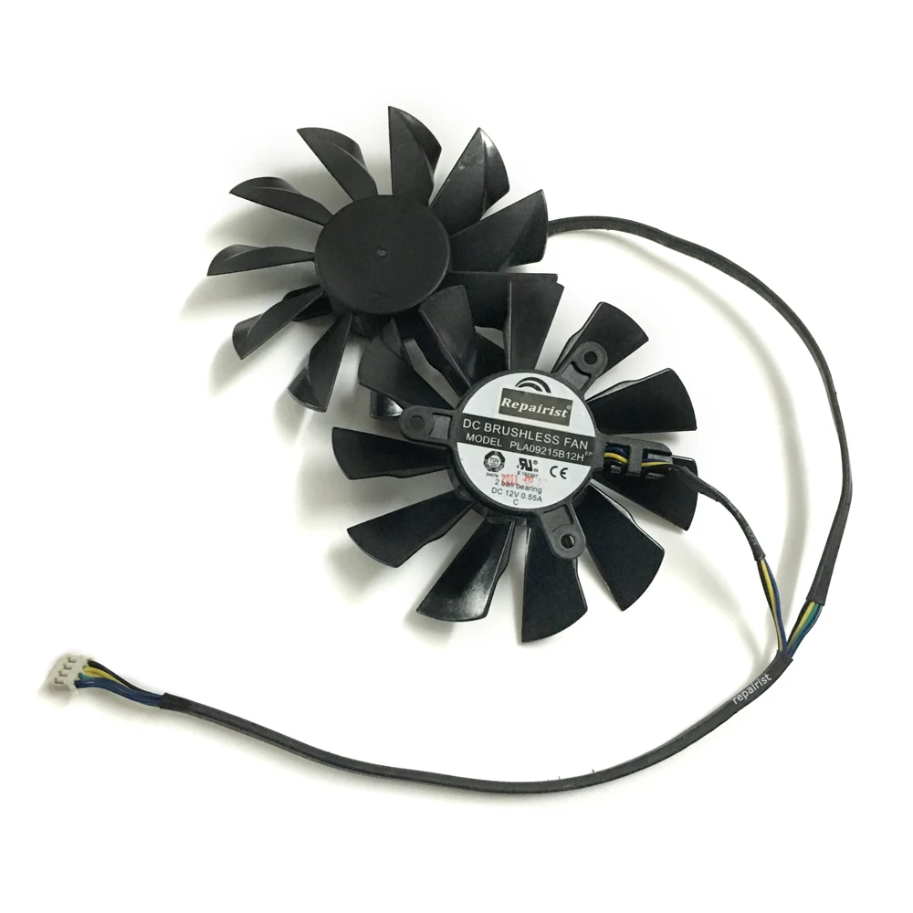 2 шт./лот видеокарты VGA вентилятор Cooler вентиляторы для MSI GTX780 N780 gtx980TI R9 290X Lightning