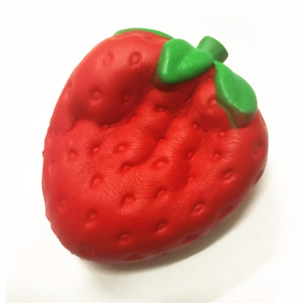 2018 Новый высокое качество Kawaii милые jumbo 8 см клубника мягкой Ароматические Squishy