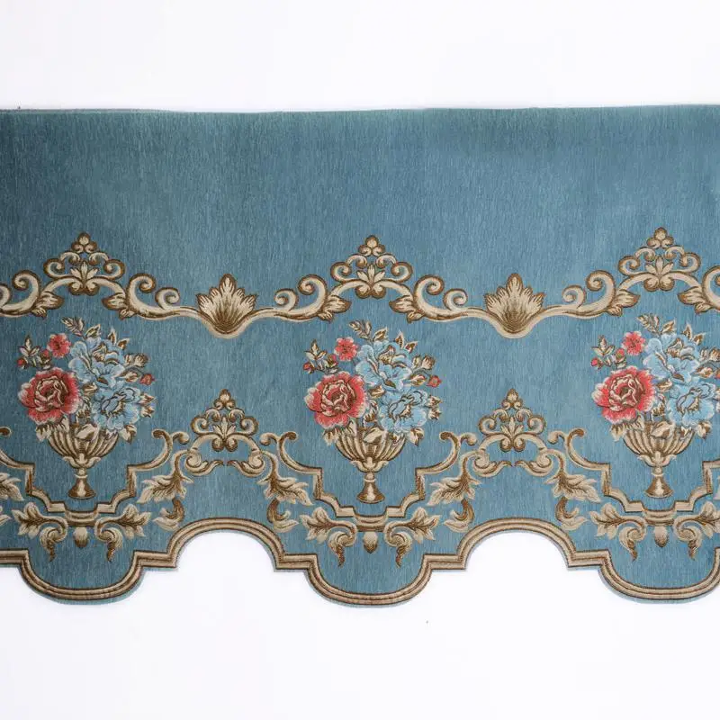 Жаккардовые занавески из синели декоративные аксессуары для гостиной и спальни 1