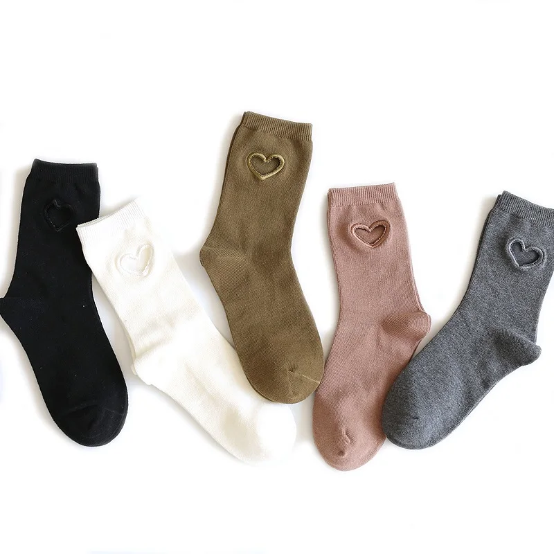 Новые модные мягкие удобные теплые весенне зимние носки карамельных цветов