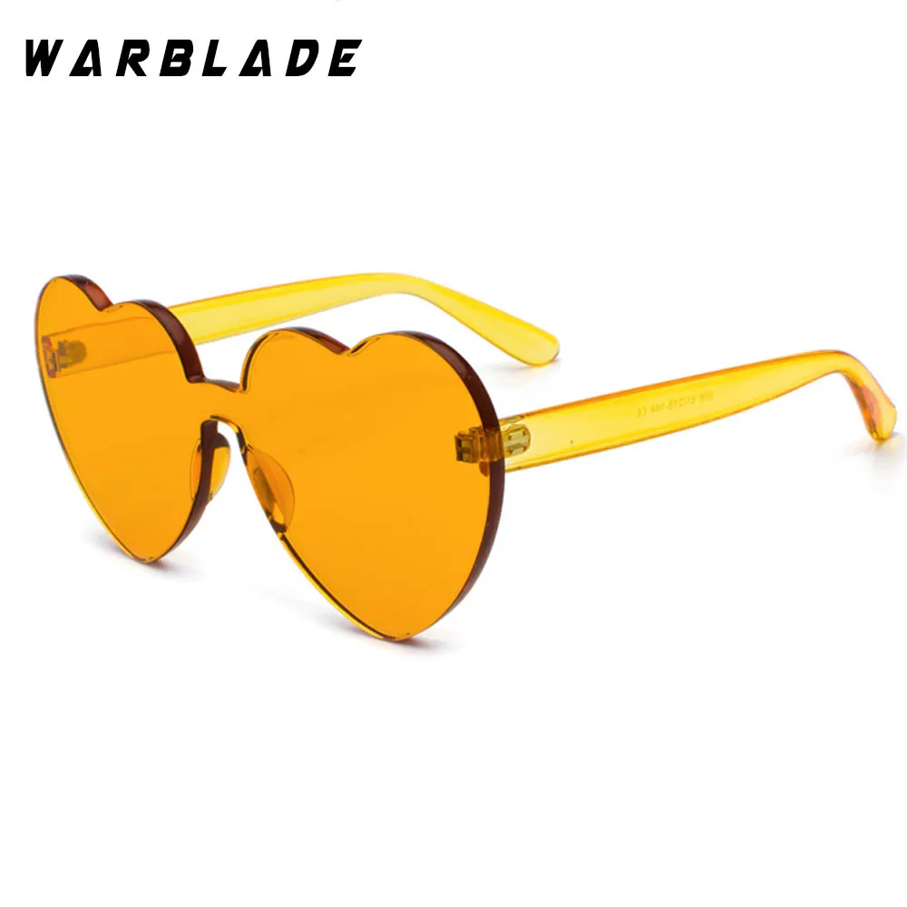 Heart Sunglasses for Ladies 2018 Hot Fashion Integrated UV Candy Eight Colour Steampunk Goggles Alloy+Resin Small | Аксессуары для