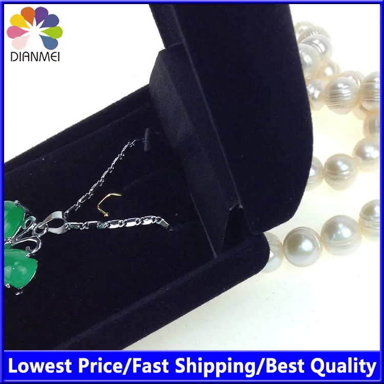 Подарочная Коробка Ювелирных Изделий Организатор 12 шт./лот 7.7x5.7x2.7 см Черный