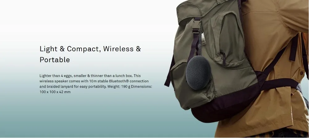 HUAWEI Honor AM51 беспроводной SoundStone Bluetooth динамик IP5 Водонепроницаемый мини портативный 3D HD объемный звуковой эффект