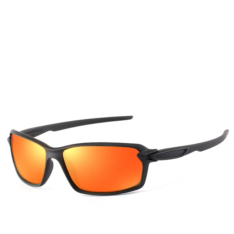 S18318 Balck Red Поляризационные солнцезащитные очки, мужские очки для вождения, модные солнцезащитные очки для женщин, мужские спортивные очки, брендовые дизайнерские очки - Цвет линз: S18318 Balck Red