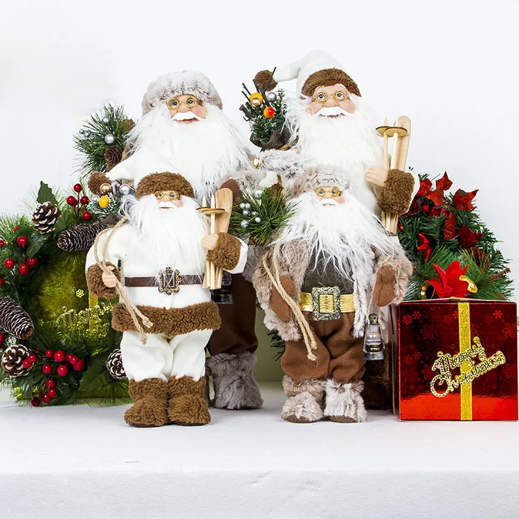 Decoracion Navidad Arvore De Natal рождественские украшения милый Санта Клаус Снеговик